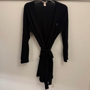 Victoria's Secret Elegant Black Robe